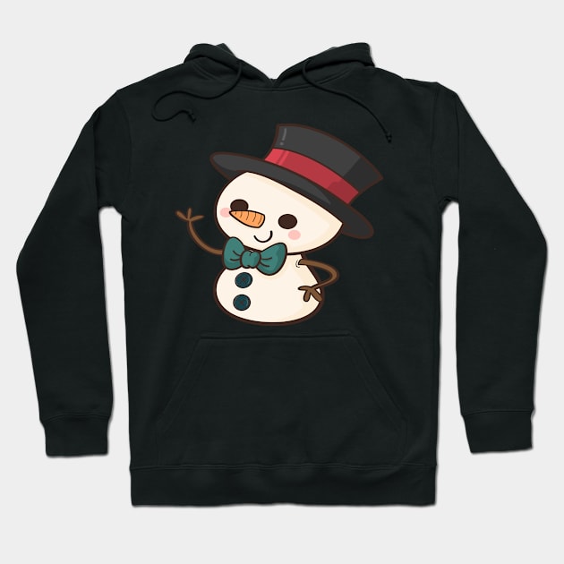 the snowman Hoodie by Silemhaf